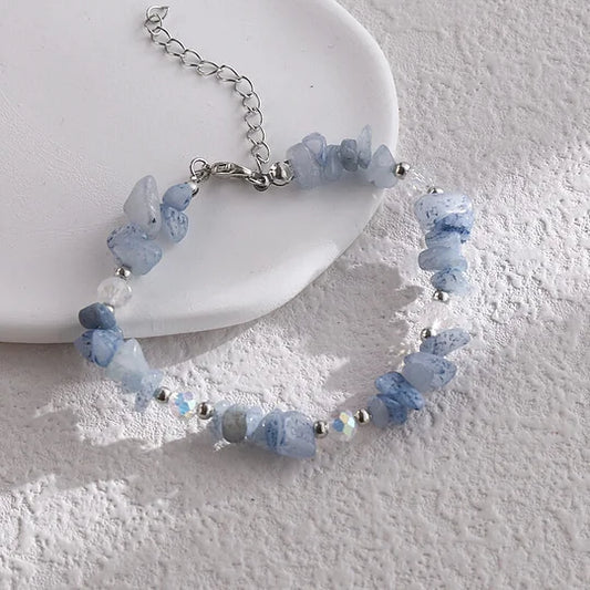 Natural Stone Crystal Bracelet – Healing & Stylish